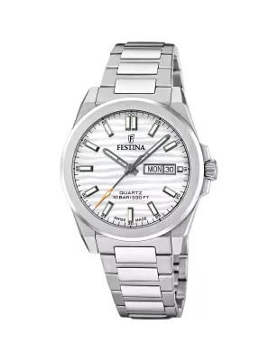 Orologio Swiss Made Dune Argento Zaffiro Donna Festina