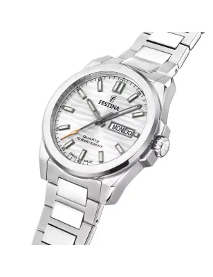 Orologio Swiss Made Dune Argento Zaffiro Donna Festina F20073/1 Festina