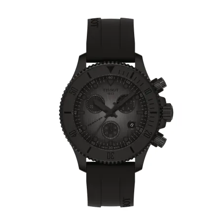 Orologio Total black Uomo Tissot Seastar 1000 Chr Qtz