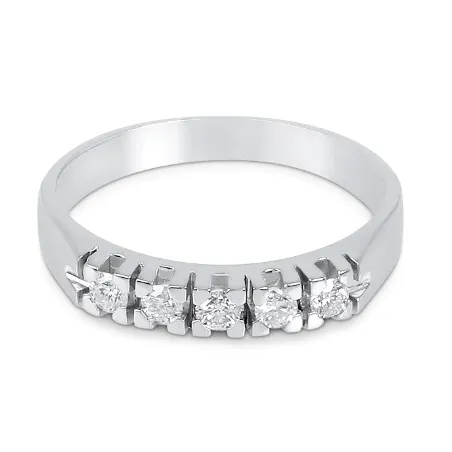 Anello Veretta oro bianco Diamanti Donna Demetra 015.030.W Demetra