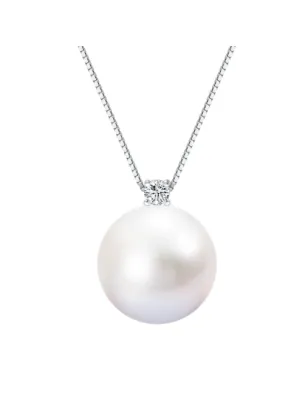 Collana Oro bianco Perla Australiana e Diamante Donna Demetra 335.A.110.005.W.A2 Demetra