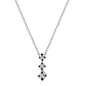 Collana Trilogy oro bianco Diamanti Donna Demetra Collana Trilogy oro bianco Diamanti Donna Demetra