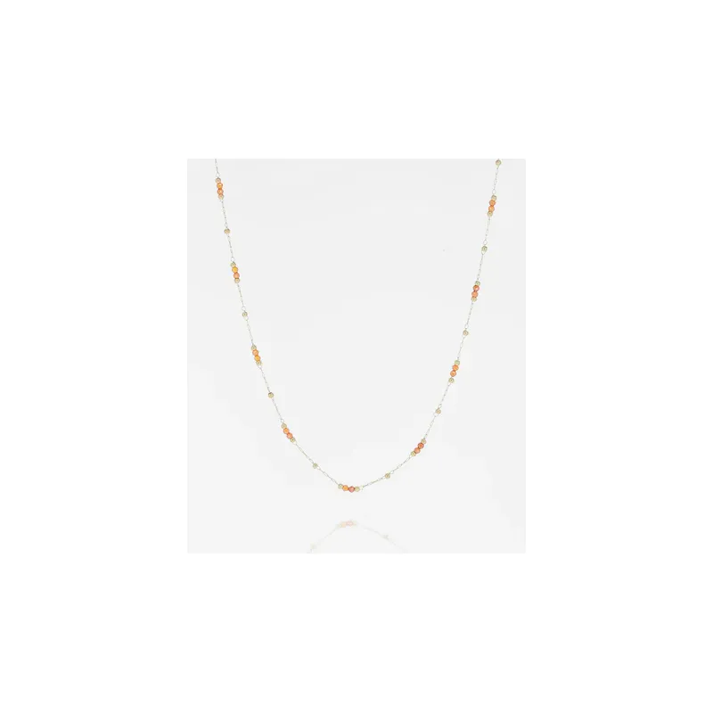 Collana Hostus con perline corallo Donna Zag