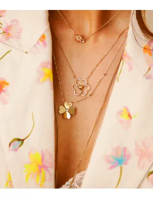 Collana Sautoir con Quadrifoglio Donna Zag