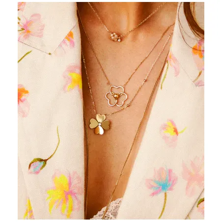 Collana Sautoir con Quadrifoglio Donna Zag