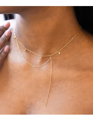 Collana dorata multifilo Icilo Donna Zag