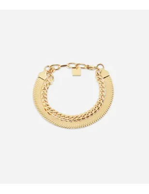 Bracciale dorato Nokka Donna Zag