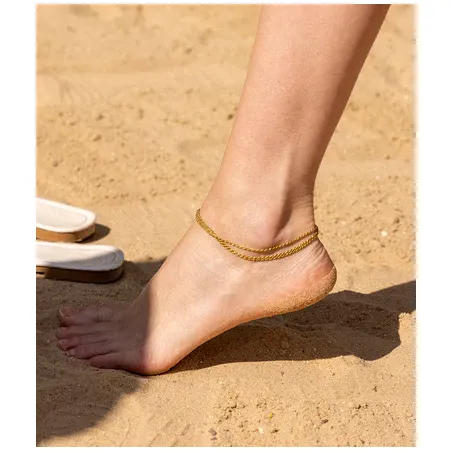 Cavigliera dorata Brigitte Donna Zag