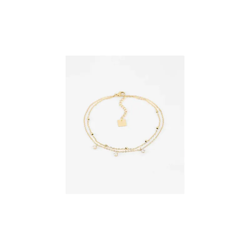 Cavigliera dorata Preziosa Donna Zag