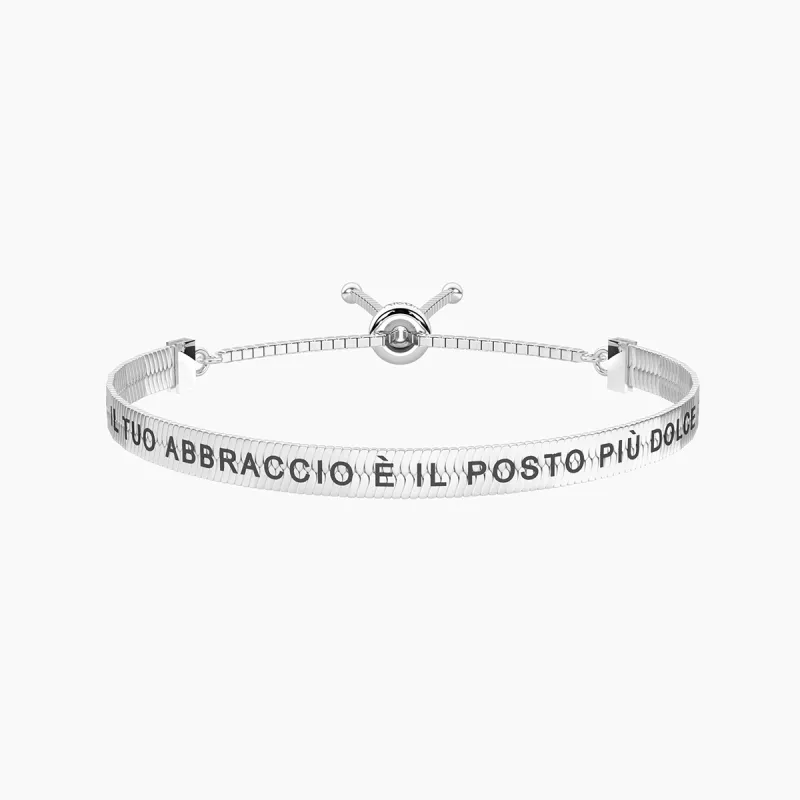 Bracciale regolabile Mamma Dolce abbraccio Donna Kidult