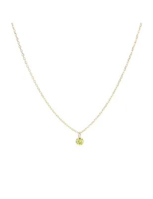 Girocollo 18KT diamante nudo giallo Donna Maman et Sophie