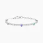 Bracciale tennis cristalli cuori multicolor Energia Fortuna Donna Kidult