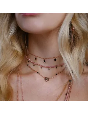 Girocollo nove Stelle mignon nere Donna Maman et Sophie