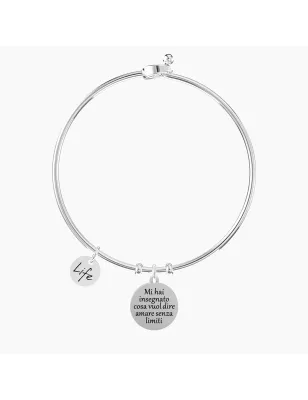 Bracciale con ciondolo Grazie Mamma Donna Kidult 732289 Kidult