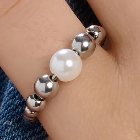 Anello Perfect con perla Donna Brosway