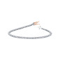 Bracciale Tennis Platino Oro Rosa Diamanti 1.07 Carati Donna Polello