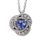 Collana Tanzanite e Diamanti Centrika oro bianco Donna Polello Collana Tanzanite e Diamanti Centrika oro bianco Donna Polello