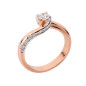 Anello Solitario Intima Oro Rosa Diamanti 0.55 Ct Donna Polello Anello Solitario Intima Oro Rosa Diamanti 0.55 Ct Donna Polello