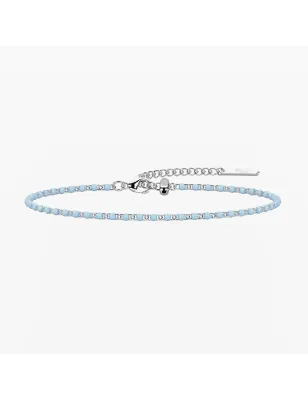Cavigliera componibile azzurra Pop corn Donna Kidult