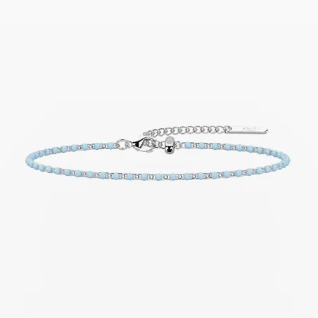 Cavigliera componibile azzurra Pop corn Donna Kidult