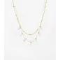 Collana dorata di fagioli Amazzonite Donna Zag