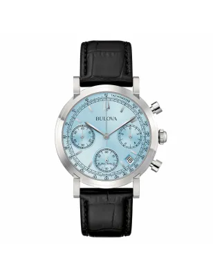 Orologio Quadrante azzurro Ice Blue Uomo Bulova Crono High Precision