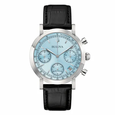Orologio Quadrante azzurro Ice Blue Uomo Bulova Crono High Precision