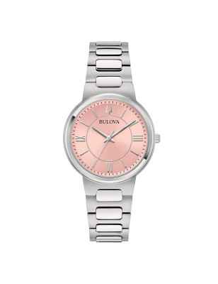 Orologio Elegant quadrante rosa Donna Bulova Classic