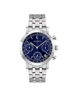 Orologio Quadrante blu intenso Uomo Bulova Crono High Precision