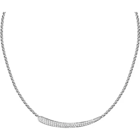 Collana Design con pavé di cristalli bianchi Donna Morellato