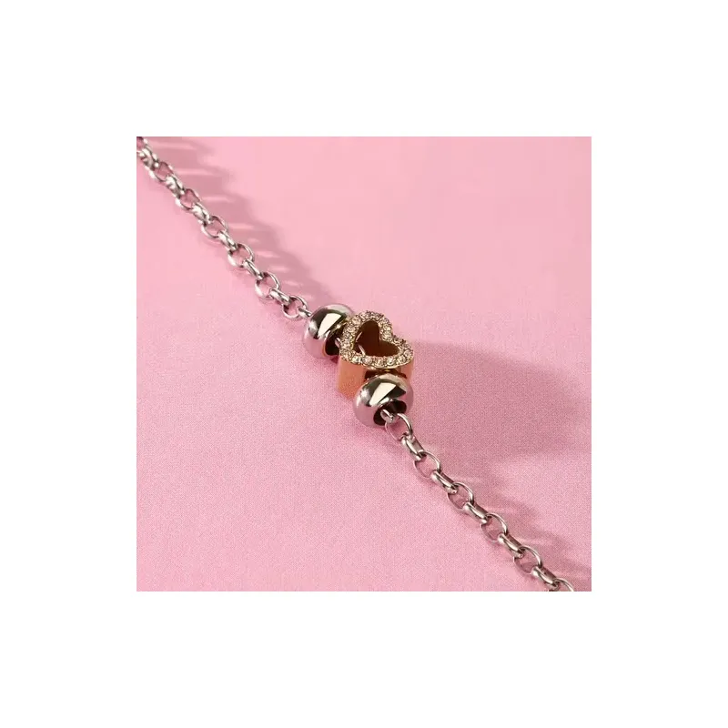 Bracciale Drops con cuore dorato Donna Morellato