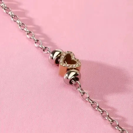 Bracciale Drops con cuore dorato Donna Morellato SCZ1396 Morellato