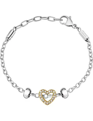 Bracciale Drops con cuore dorato Donna Morellato