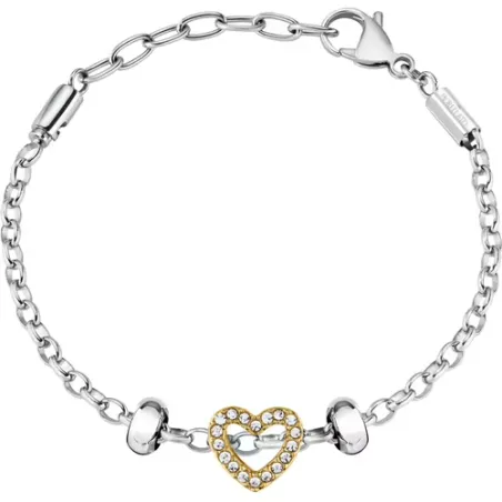 Bracciale Drops con cuore dorato Donna Morellato