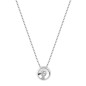 Collana punto luce oro bianco Diamante 0.03 Ct Donna Demetra Collana punto luce oro bianco Diamante 0.03 Ct Donna Demetra