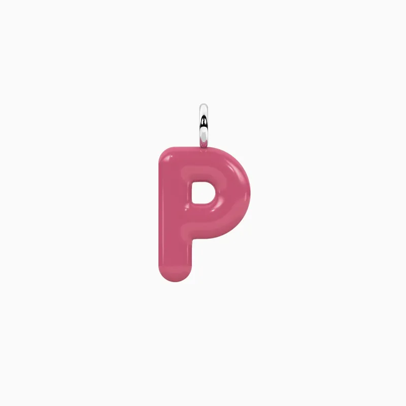 Ciondolo Lettera P Iniziale Donna Kidult Symbols