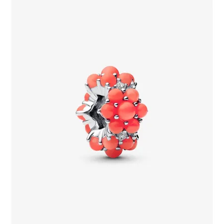 Charm Oceano color corallo Donna Pandora 793897C01 Pandora