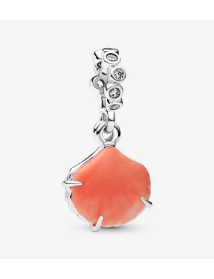 Charm pendente doppio Conchiglia color corallo Pandora 793821C01 Pandora
