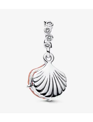 Charm pendente doppio Conchiglia color corallo Pandora