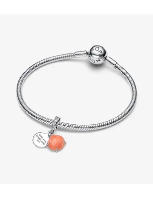 Charm pendente doppio Conchiglia color corallo Pandora 793821C01 Pandora