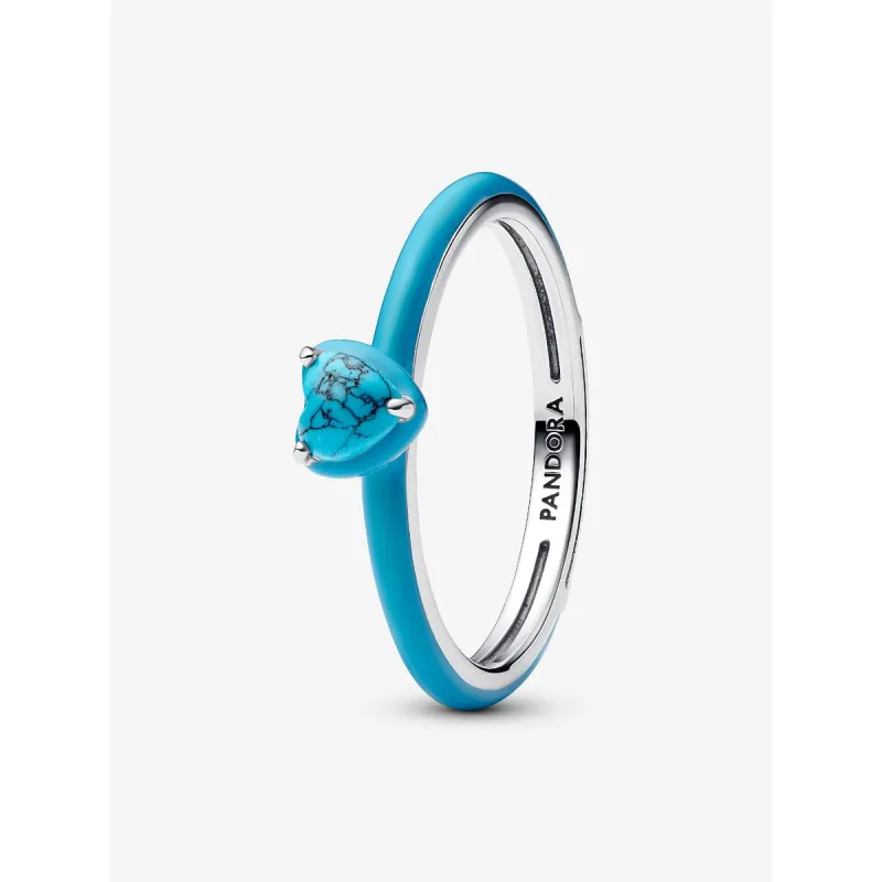 Anello Turquoise Chakra Heart mis.60 Donna Pandora