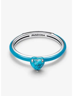 Anello Turquoise Chakra Heart mis.60 Donna Pandora