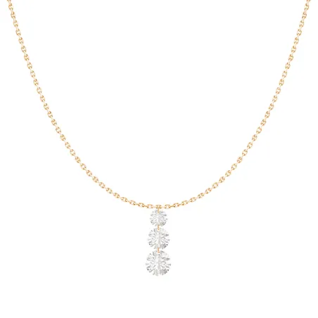 Collana Oro rosa Diamanti 0.45 Ct Donna Demetra Ribelle 634.3D.045.R Demetra