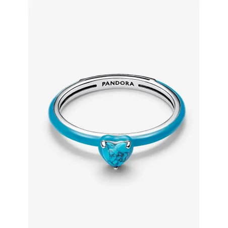 Anello Turquoise Chakra Heart mis.58 Donna Pandora