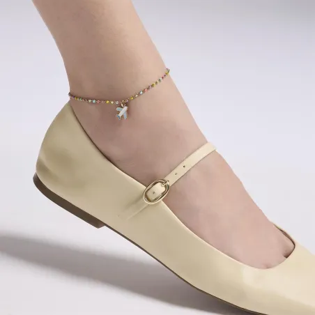 Cavigliera componibile multicolor Pop corn Donna Kidult