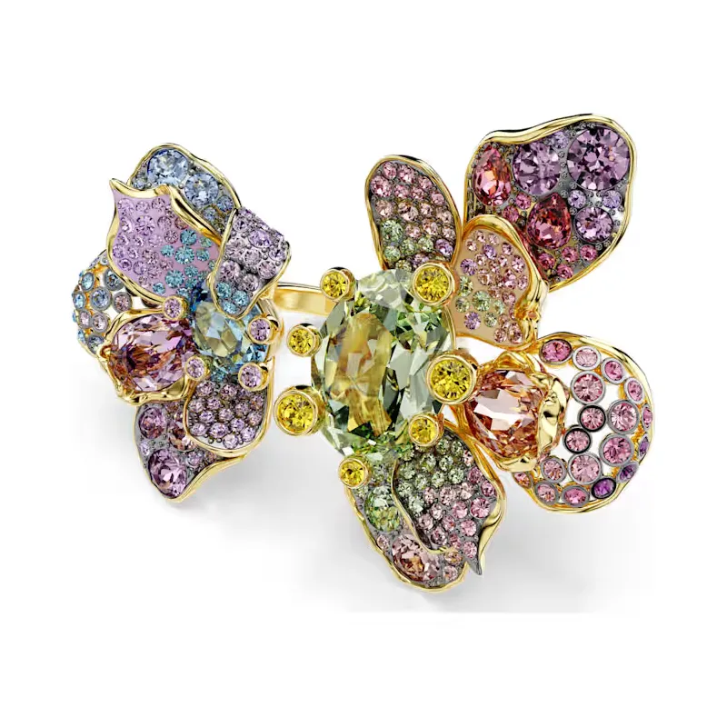 Anello Idyllia Fiore multicolore pavé Donna Swarovski