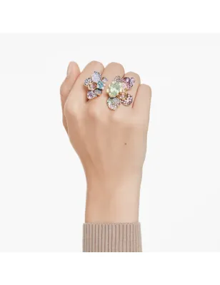Anello Idyllia Fiore multicolore pavé Donna Swarovski 5713612 Swarovski