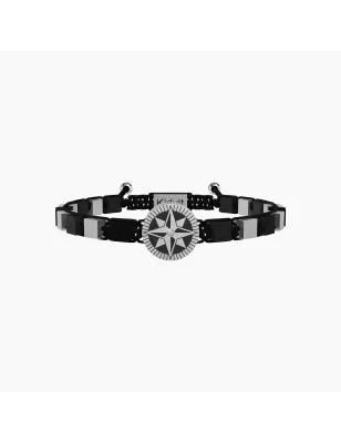 Bracciale Rosa dei Venti Libero ed intrepido UOMO Kidult 731911 Kidult