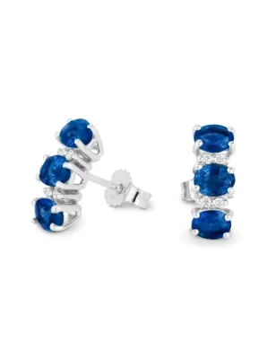Orecchini Trilogy Zaffiri Oro bianco Diamanti Donna Demetra 924.Z.016.270.W.A3 Demetra