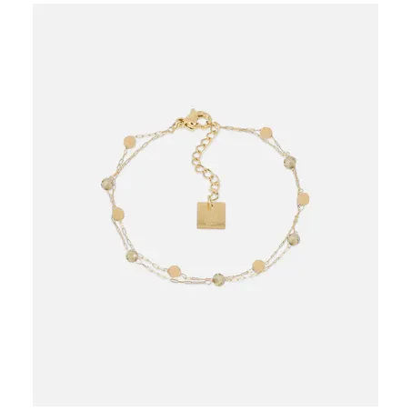 Bracciale dorato Octavia verde Donna Zag